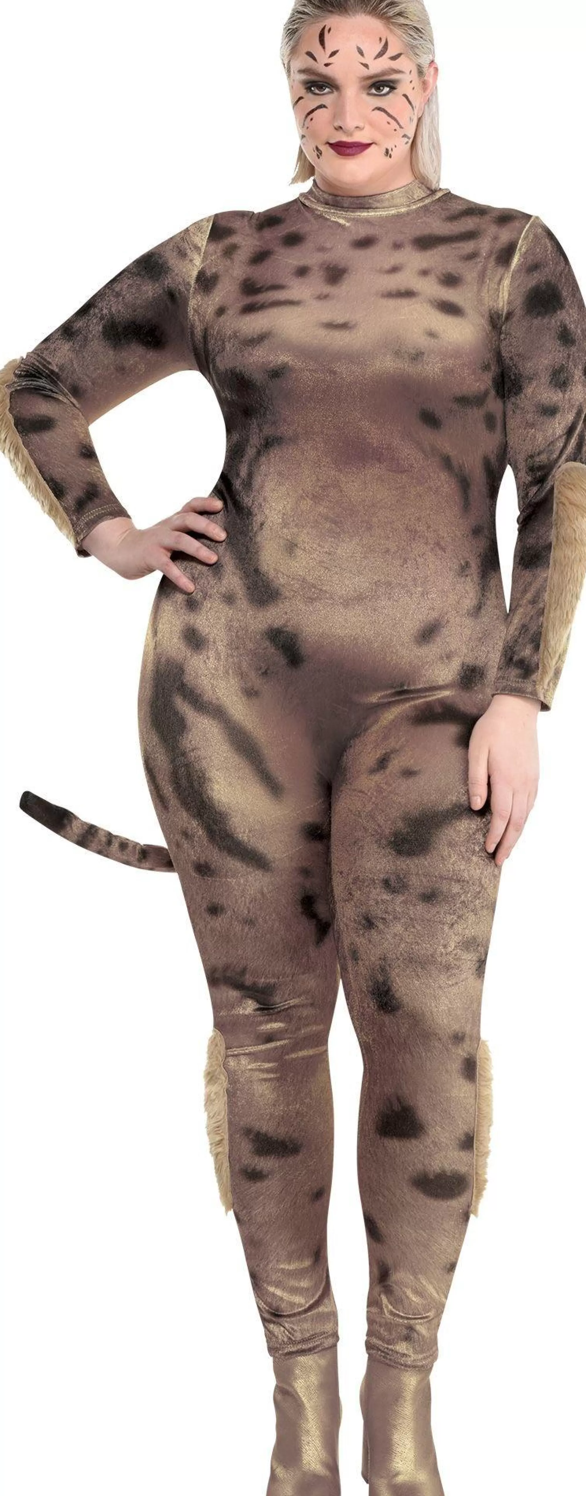 Party City Sexy-Adult Cheetah Costume Plus Size - Wonder Woman 1984