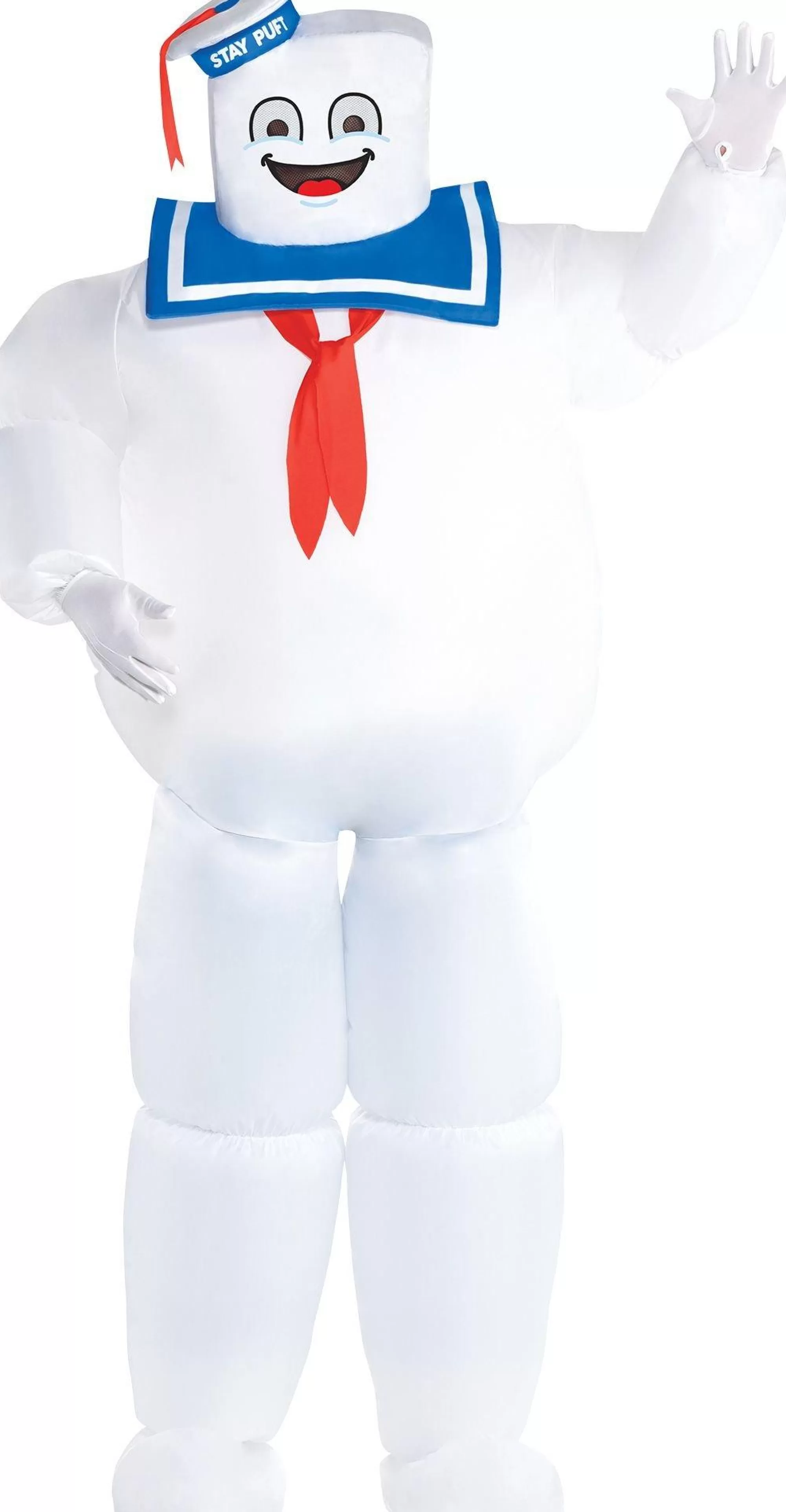 Party City Funny-Adult Classic Inflatable Stay Puft Marshmallow Man Costume Plus Size - Ghostbusters