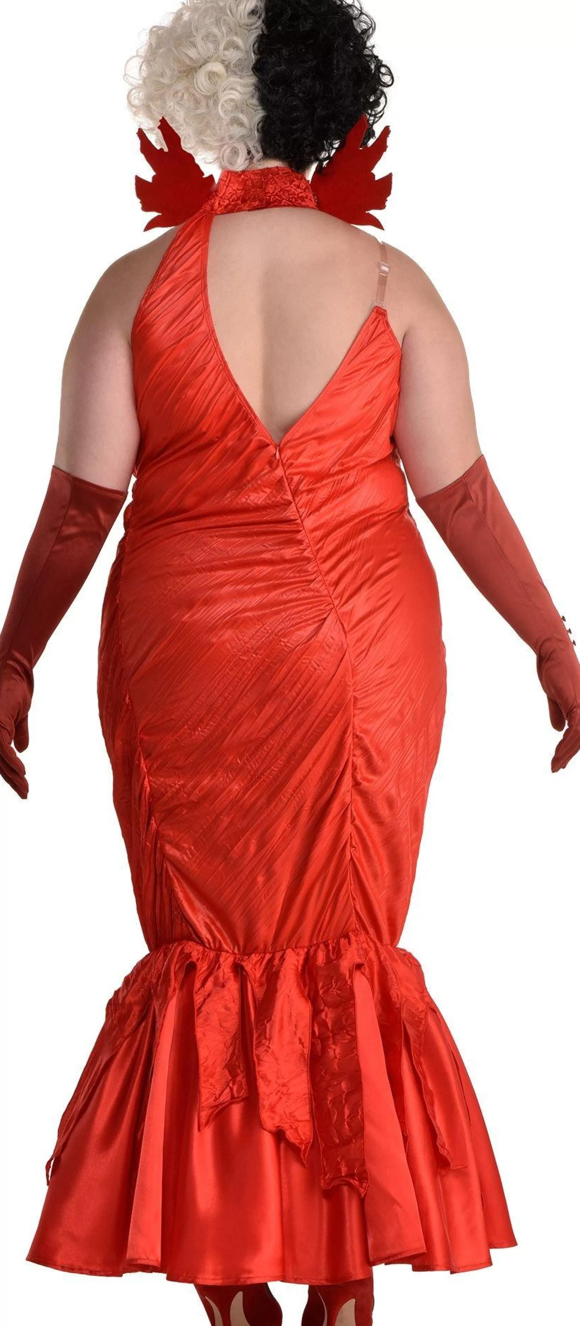 Party City Sexy-Adult Cruella Red Ball Dress Plus Size Costume - Disney Cruella