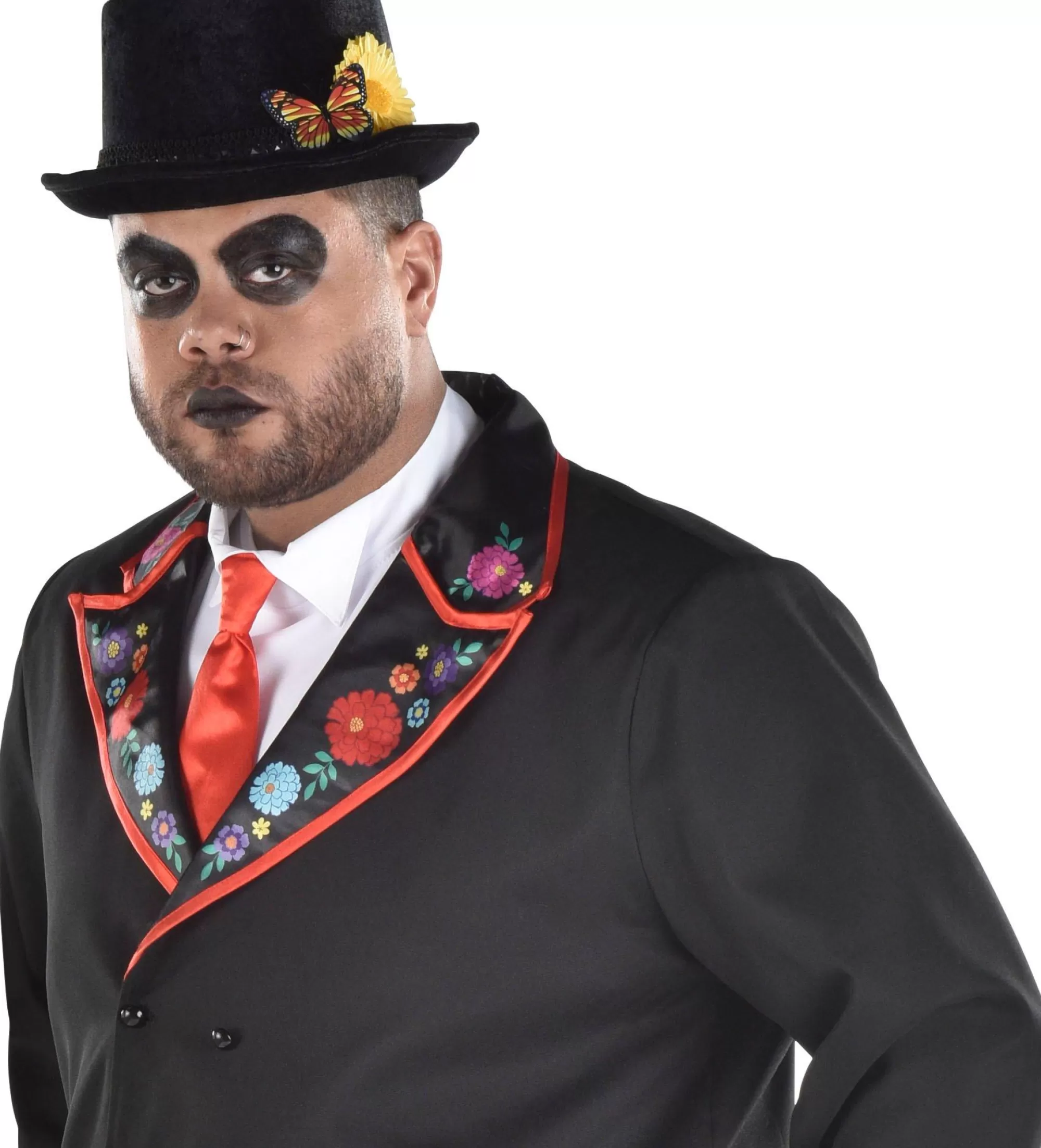 Party City Plus Size Costumes-Adult Dapper Day Of The Dead Plus Size Costume