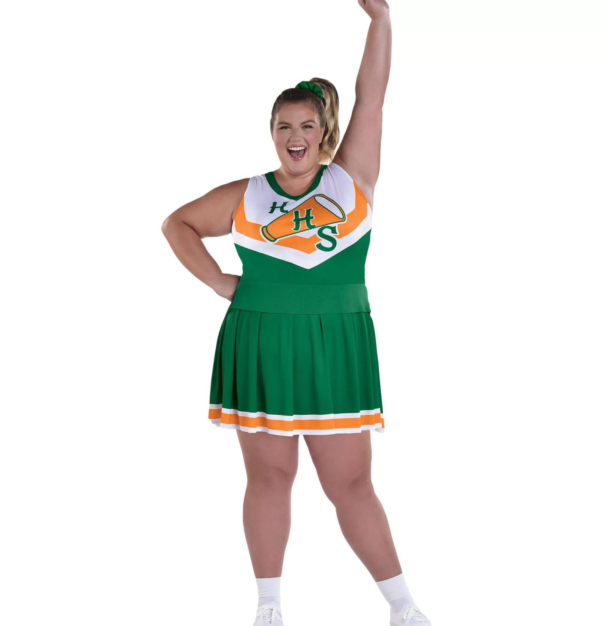 Party City Plus Size Costumes-Adult Hawkins High Cheerleader Plus Size Costume - Stranger Things 4