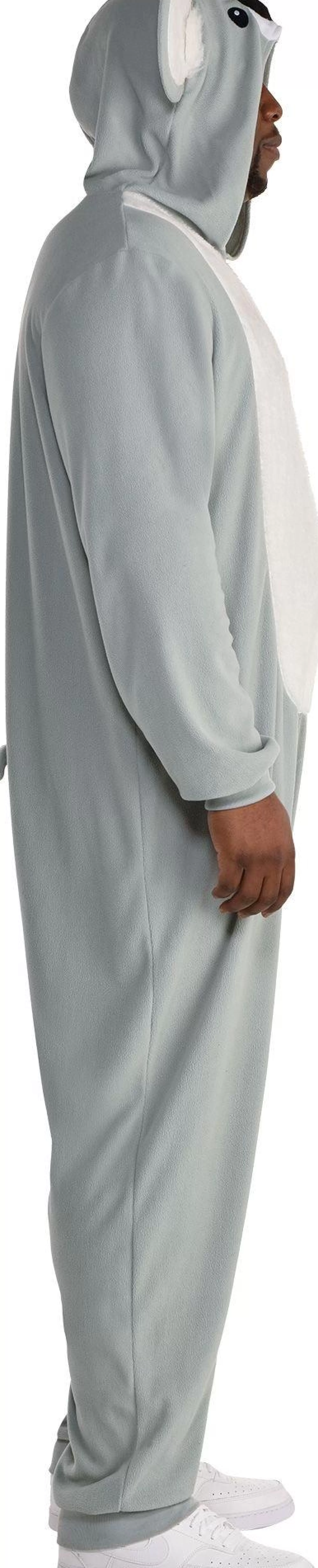 Party City Plus Size Costumes-Adult Koala One Piece Zipster Costume - Plus Size