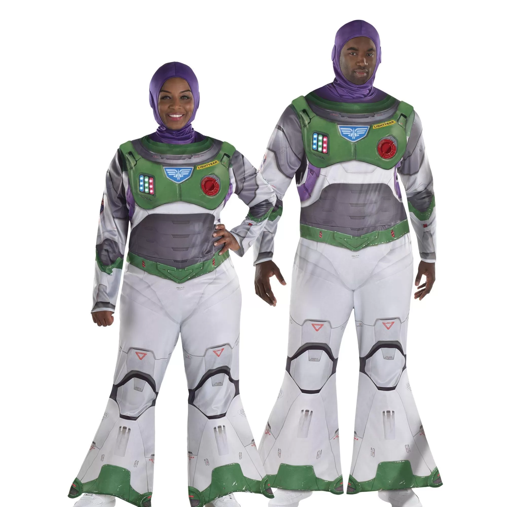 Party City Plus Size Costumes-Adult Light-Up Buzz Lightyear Space Ranger Alpha Plus Size Costume - Lightyear