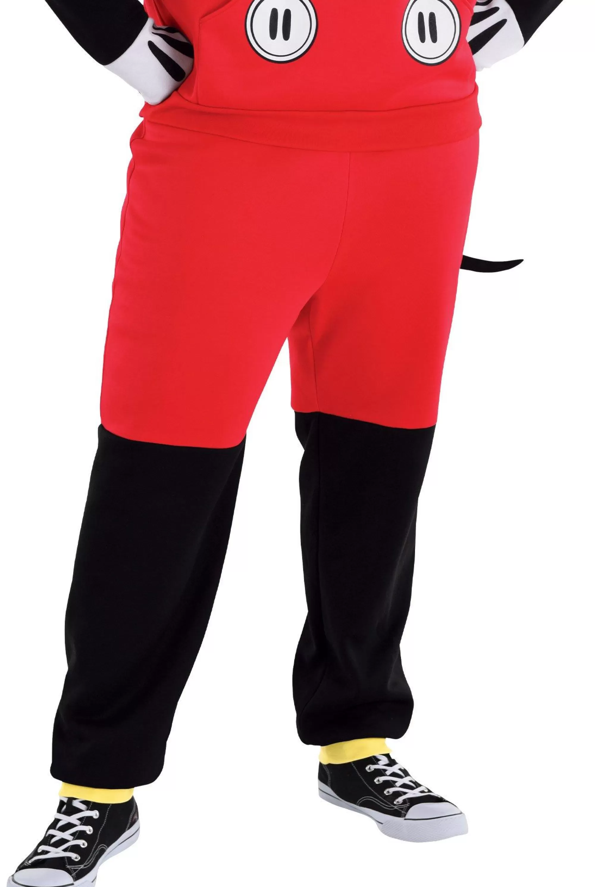 Party City Plus Size Costumes-Adult Mickey Mouse Plus Size Sweatsuit Costume - Disney