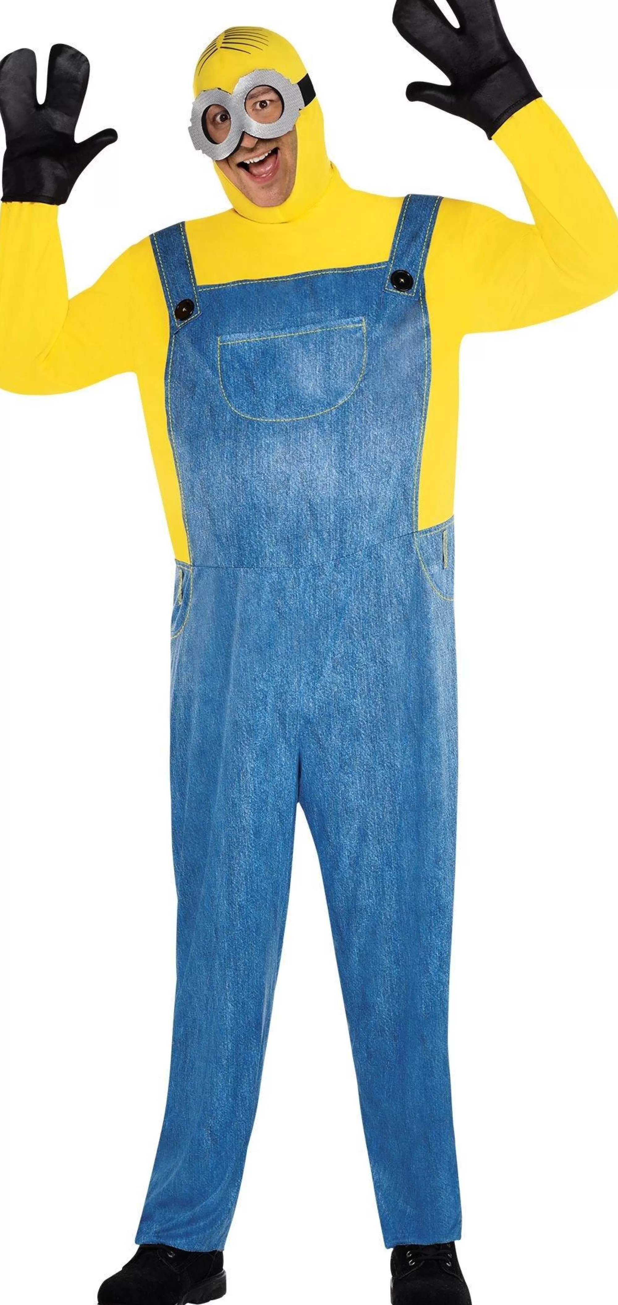 Party City Plus Size Costumes-Adult Minion Plus Size Deluxe Costume - Minions 2