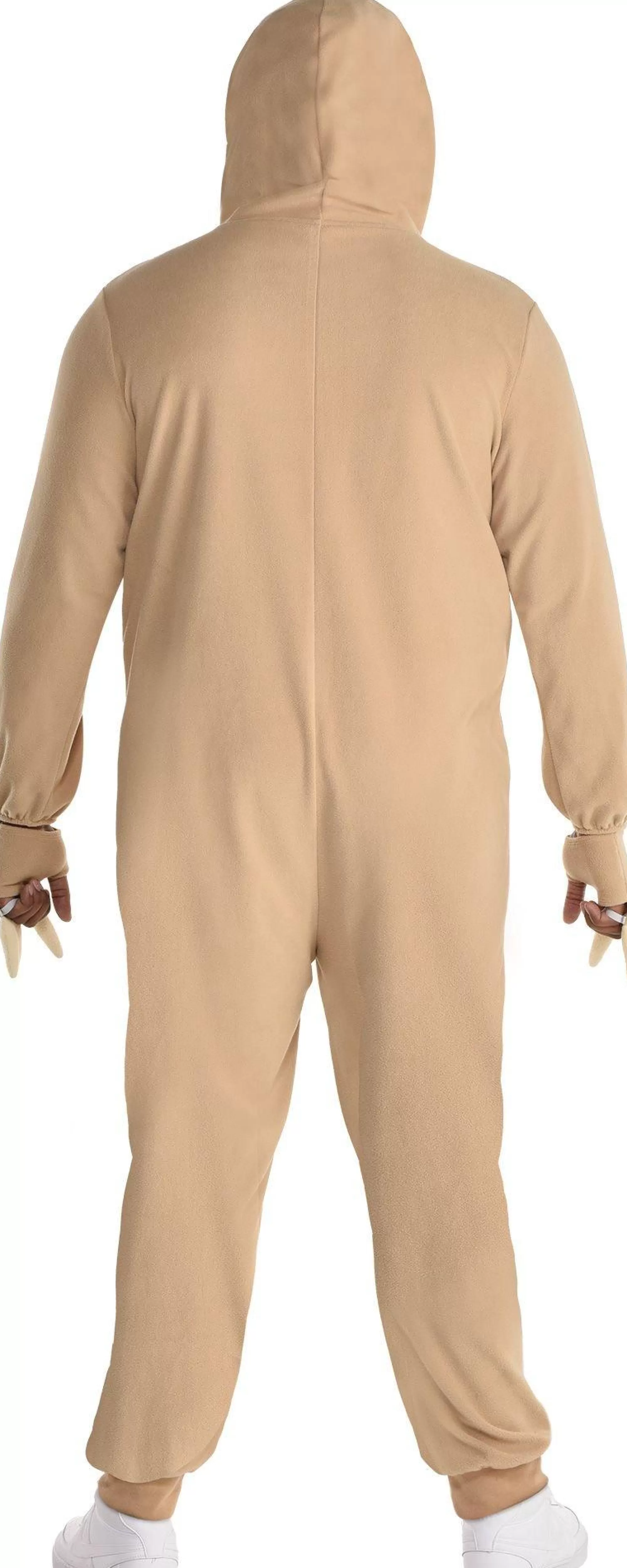 Party City Plus Size Costumes-Adult Sloth One Piece Zipster Costume - Plus Size