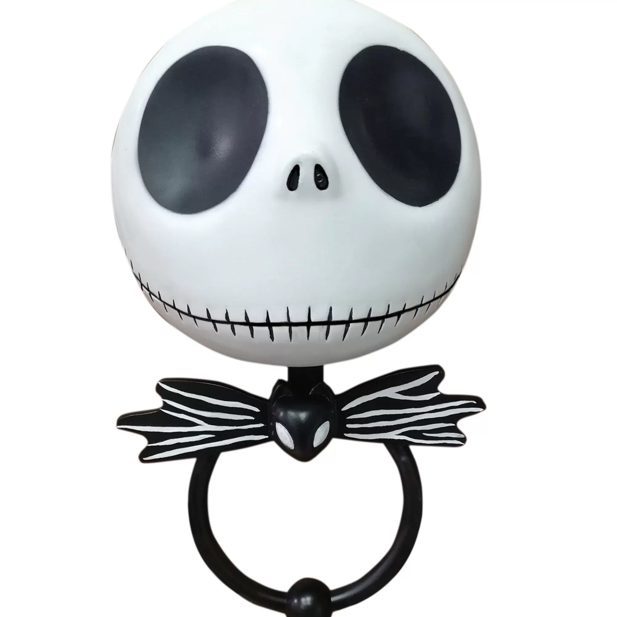 Party City The Nightmare Before Christmas | Animatronic Jack Skellington Plastic Door Knocker Halloween Decoration, 9.5In X 16.5In - Disney The Nightmare Before Christmas