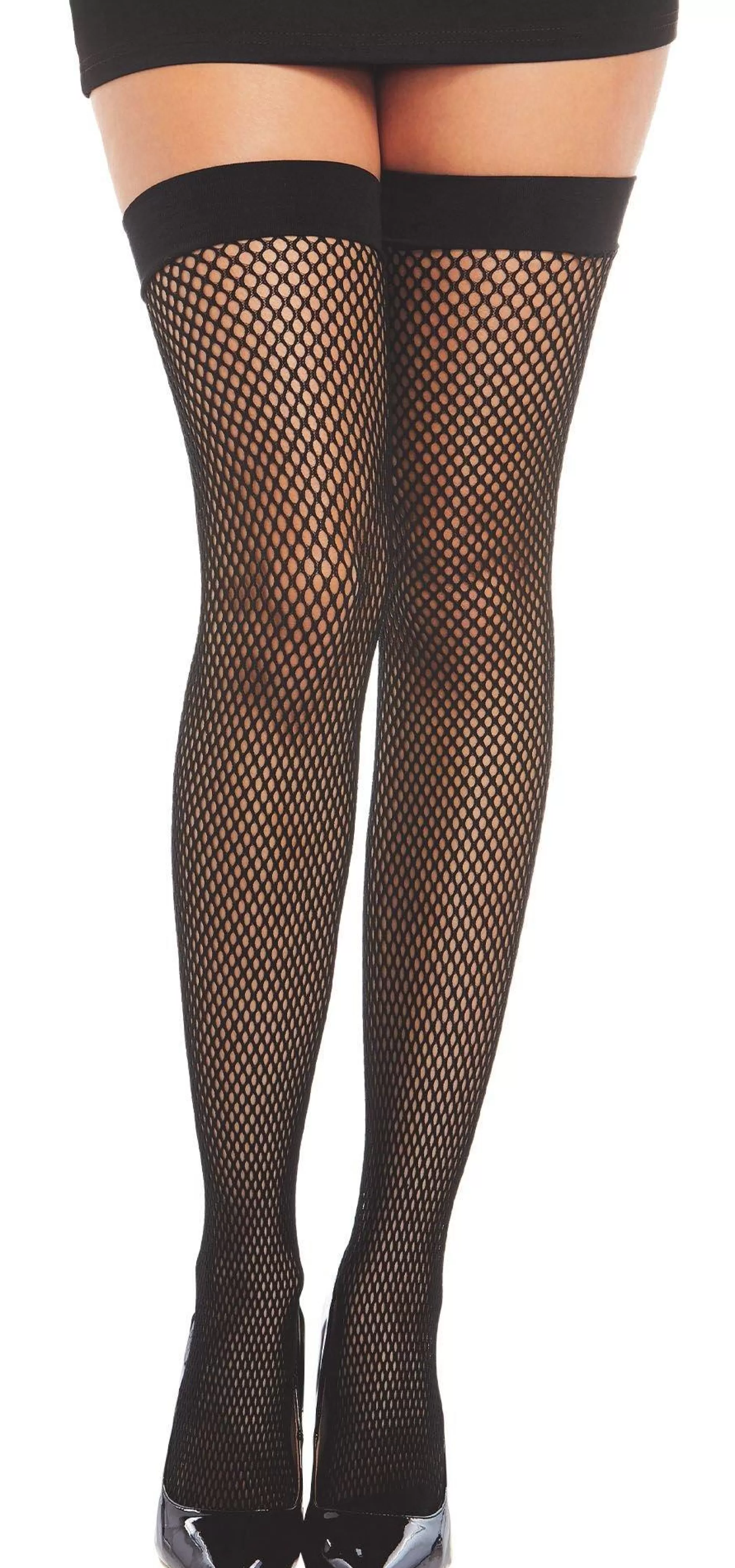 Party City Tights-Black Diamond Fishnet Stockings For Adults With Bow Backseam