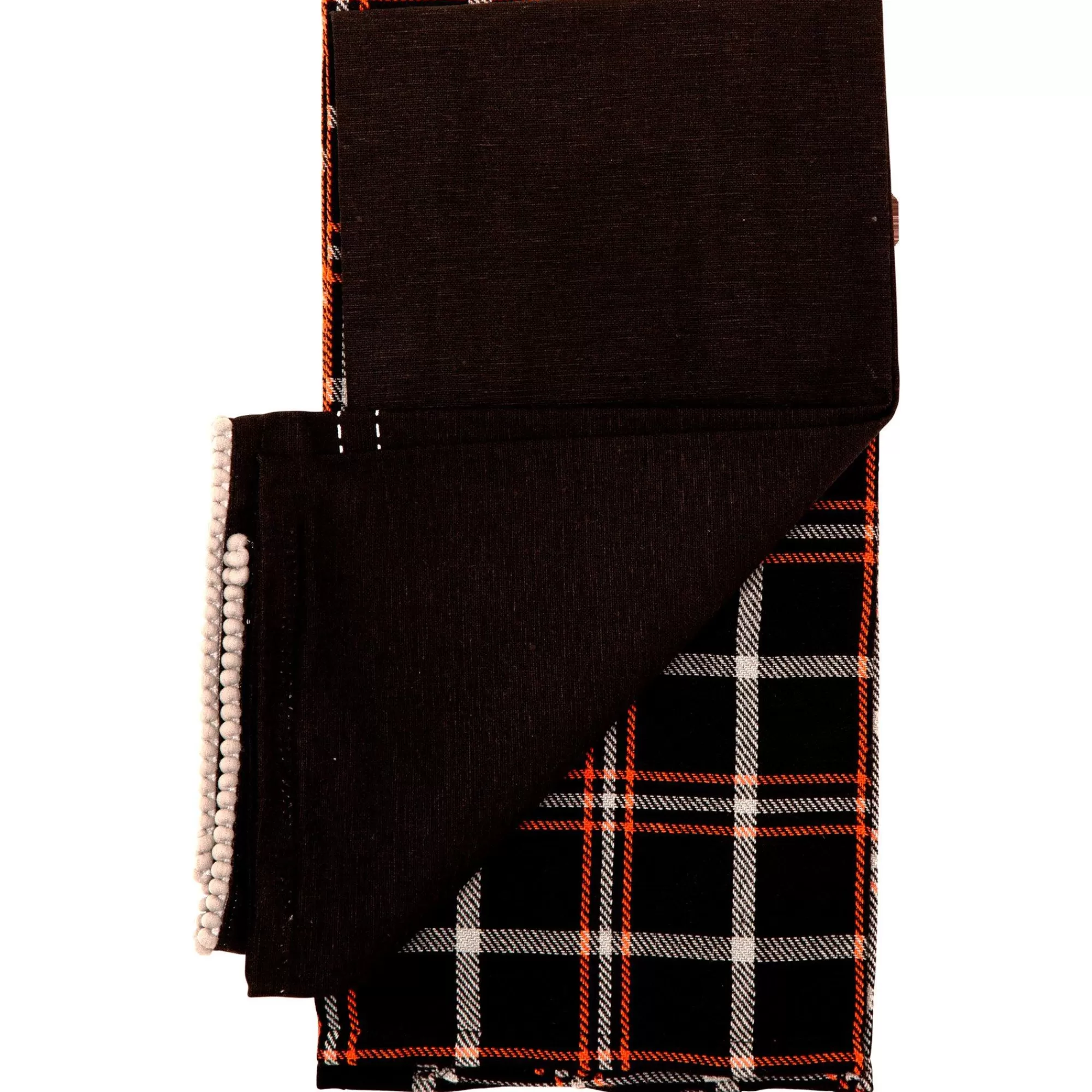 Party City Home Décor | Black Large Skull & Plaid Fabric Kitchen Towels, 18In X 28In, 2Ct