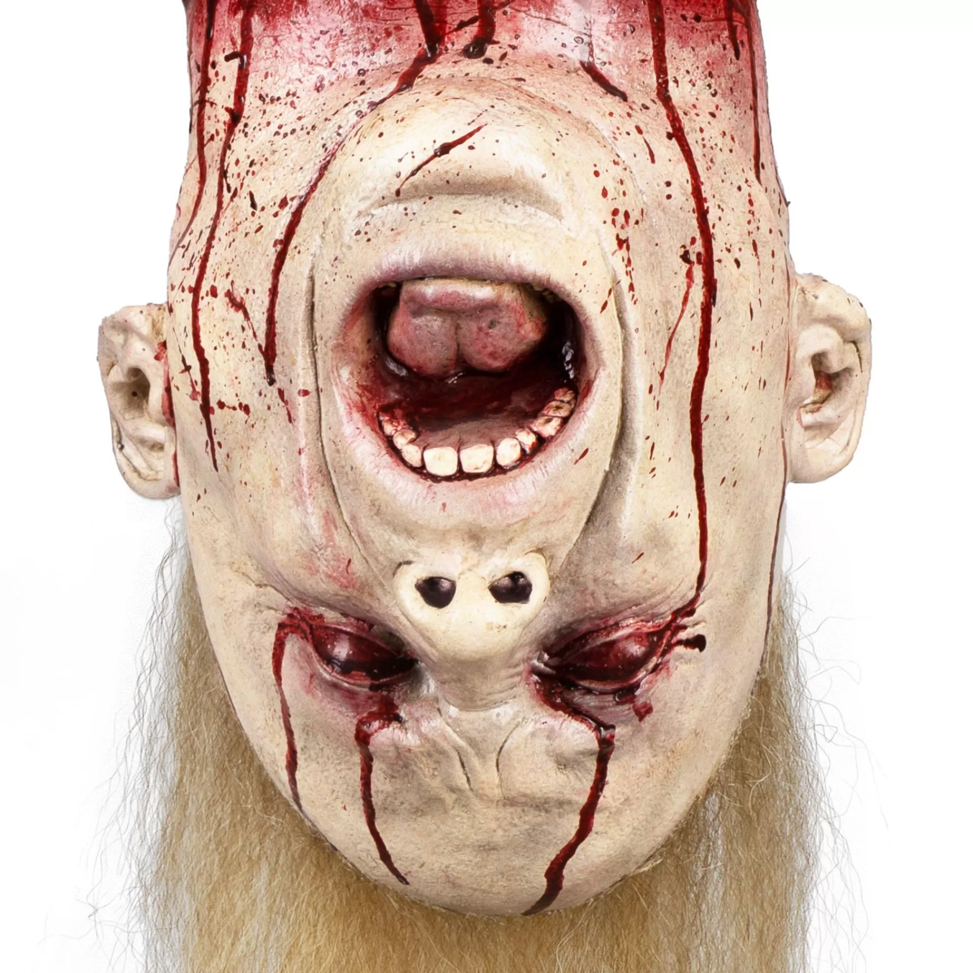 Party City Chop Shop | Blonde Severed Head Latex & Vinyl Hanging Decoration, 7.75In X 23.25In