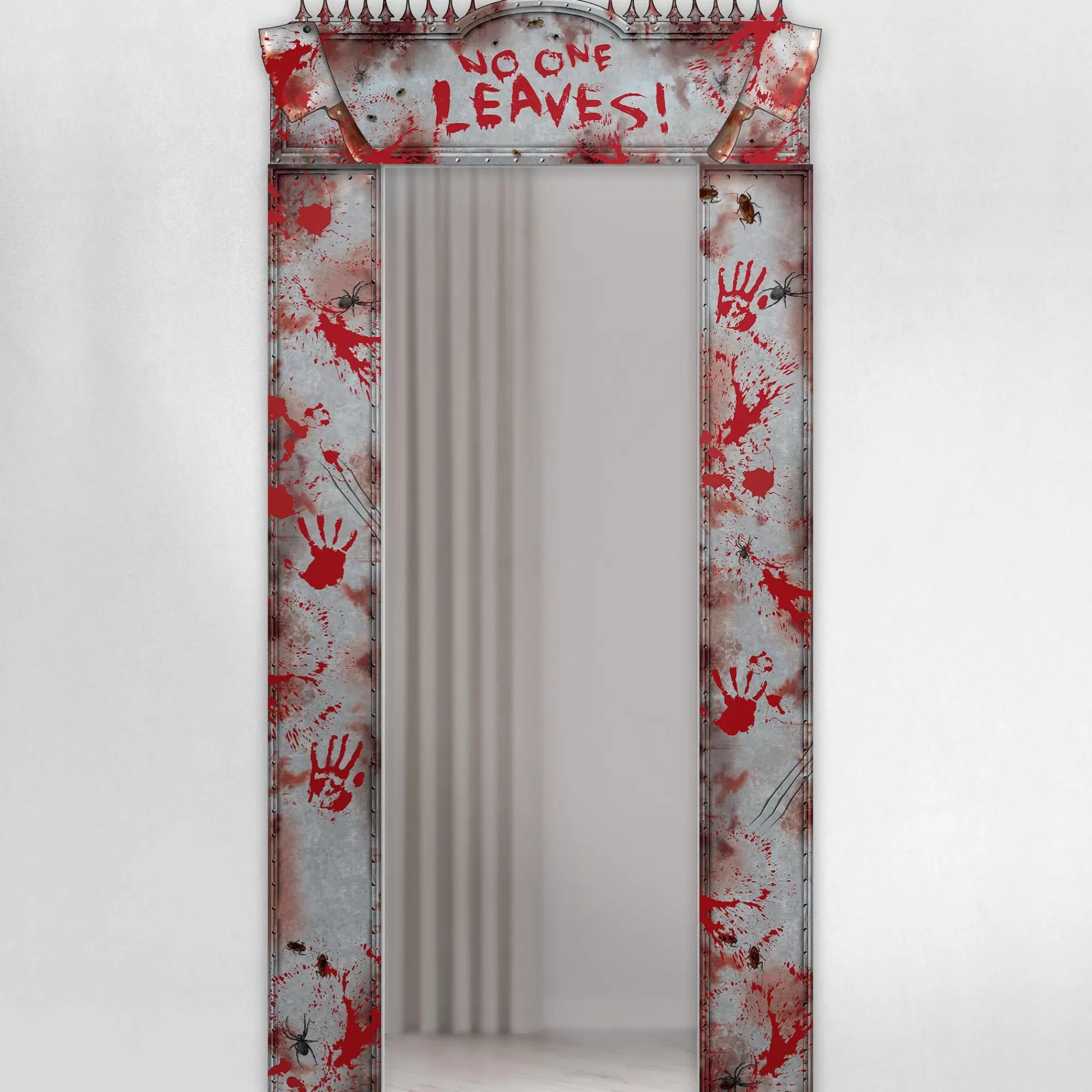 Party City Door Décor & Signs | Bloody Doorway Entry Cardboard Decoration, 42.6In X 84.5In