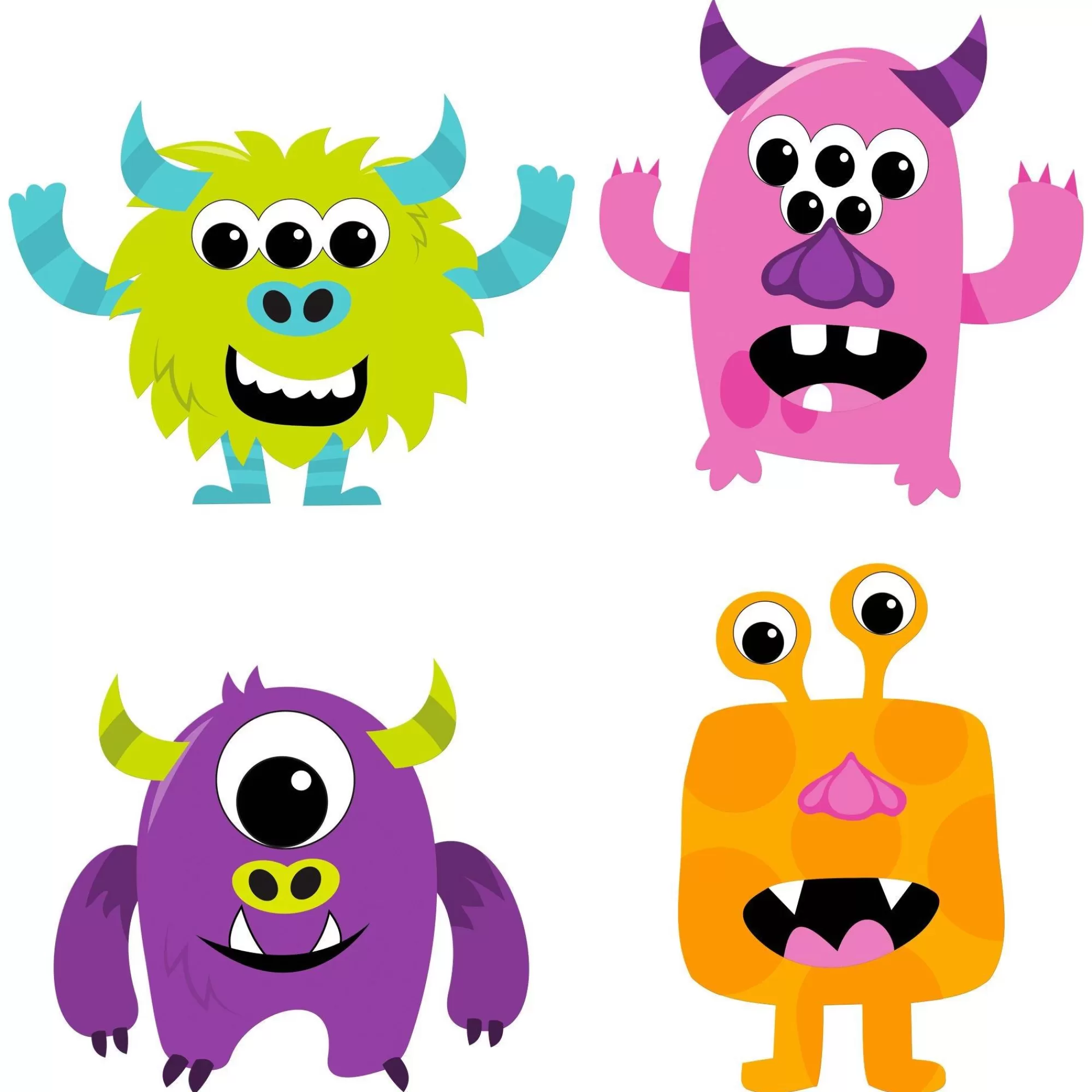 Party City Favors & Favor Bags | Create Your Own Monsters Halloween Foam Craft Kit, 4In X 4In, 25Pc