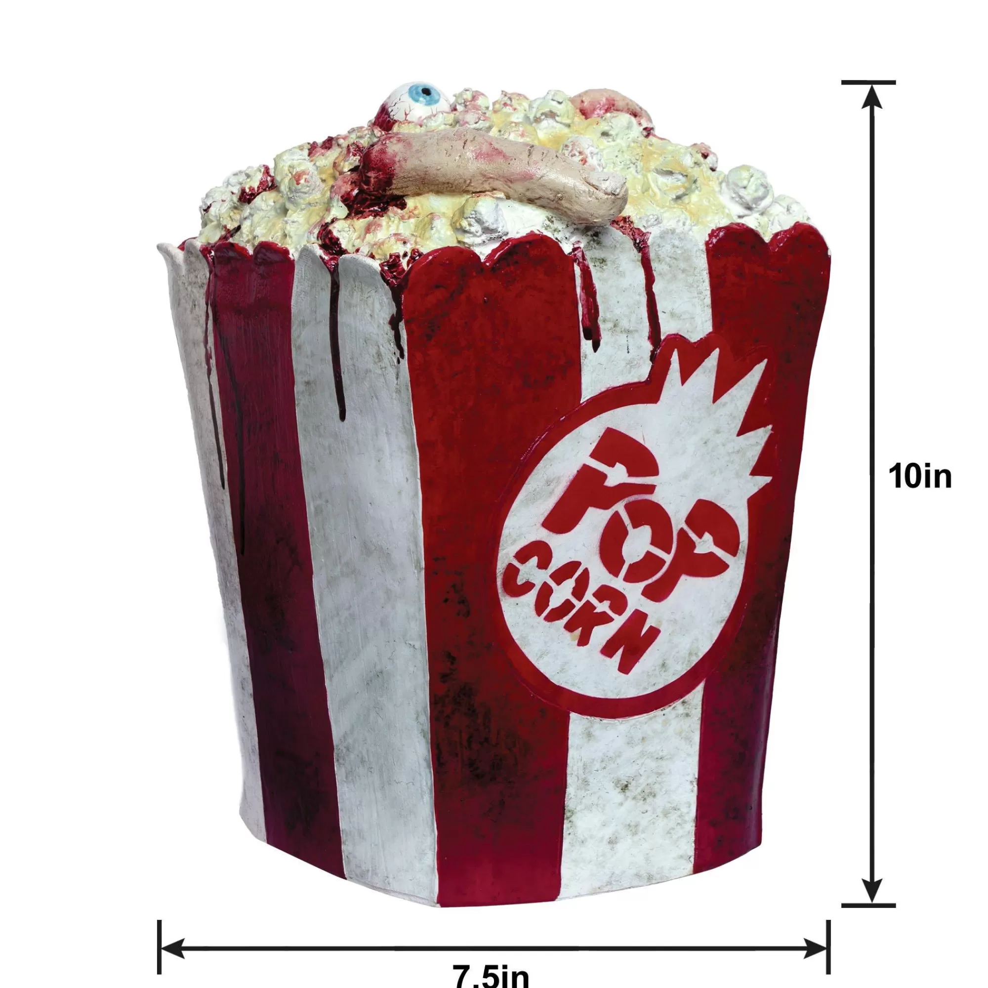 Party City Chop Shop | Creepy Popcorn Latex Prop, 7.5In X 10In