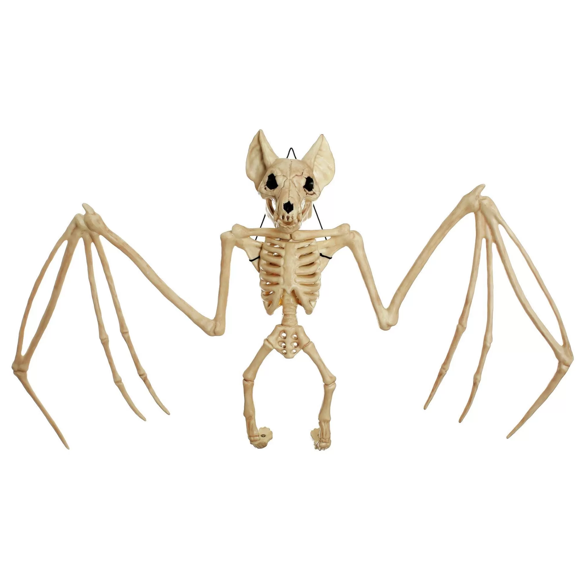 Party City Skeletons | Giant Bat Skeleton Plastic Hanging Decoration, 22.5In X 14.5In