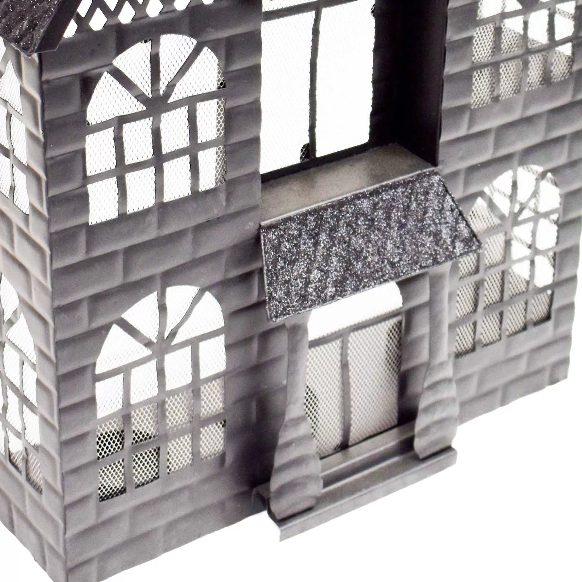 Party City Home Décor | Haunted Manor Metal Tea Light Candle Holder, 10In - Halloween Decoration