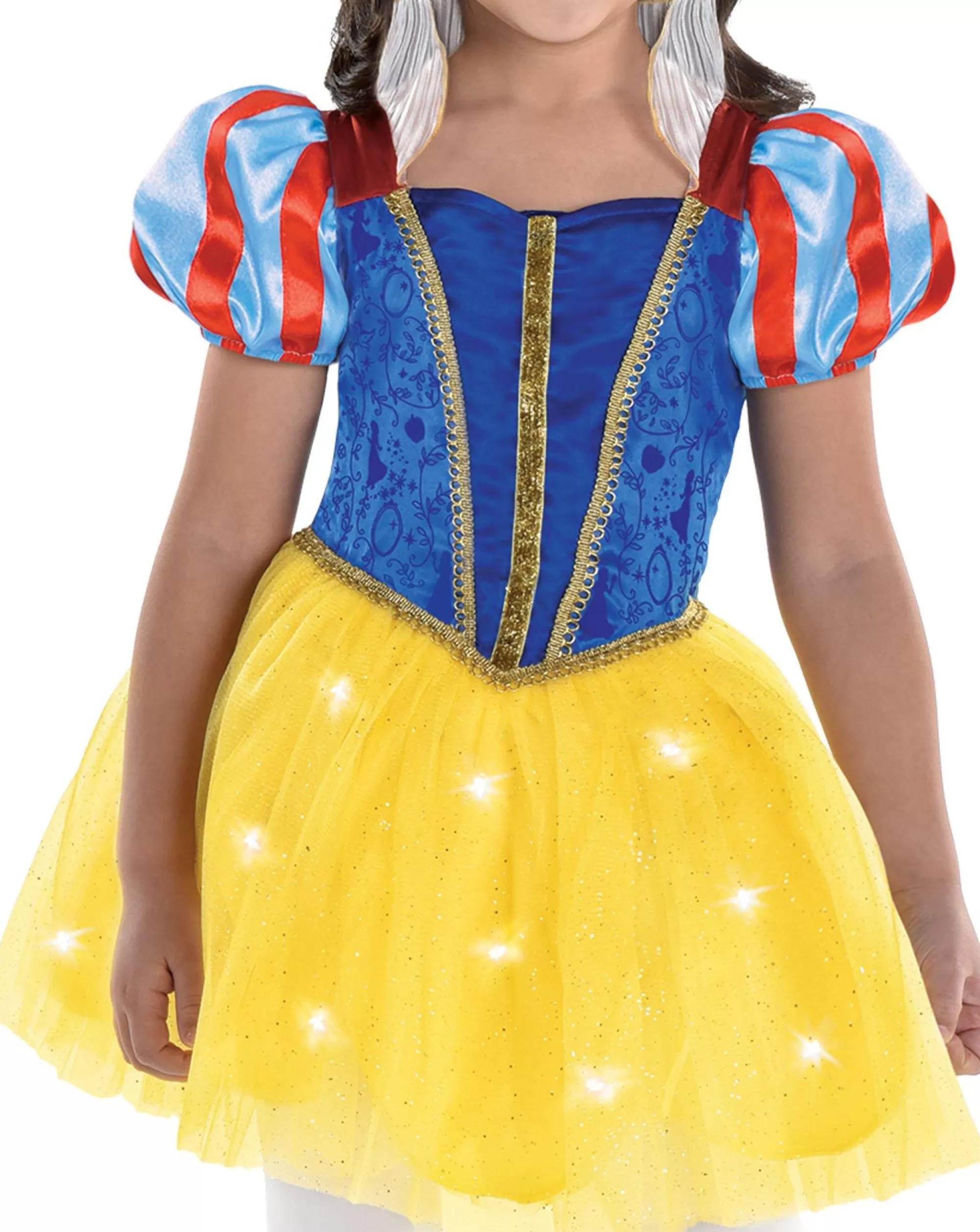 Girl Party City Disney Princess | Kids' Light-Up Snow White Costume - Disney Snow White & The Seven Dwarfs
