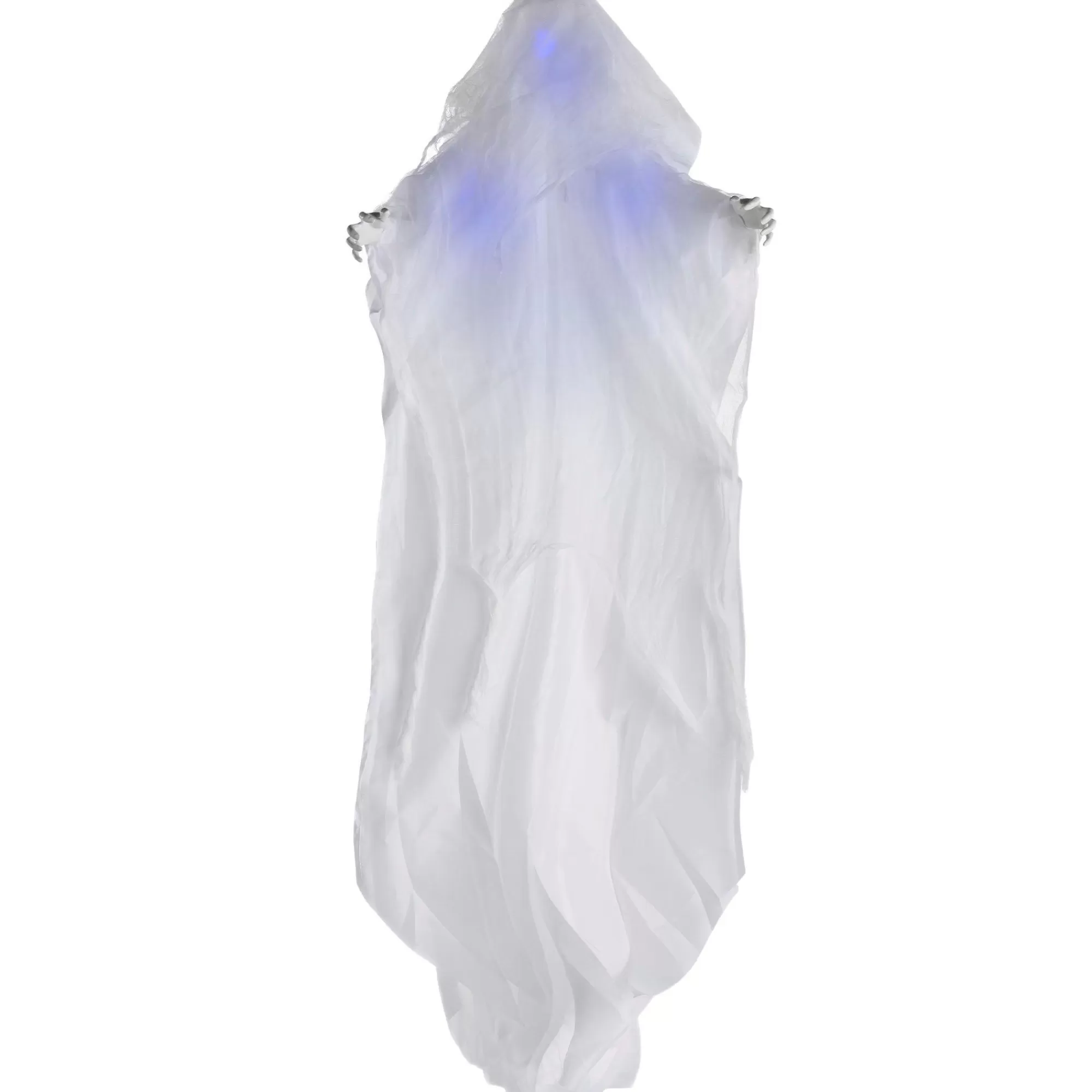 Party City Hanging Decorations | Light-Up Flying Ghost Hanging Halloween Decoration, 5Ft