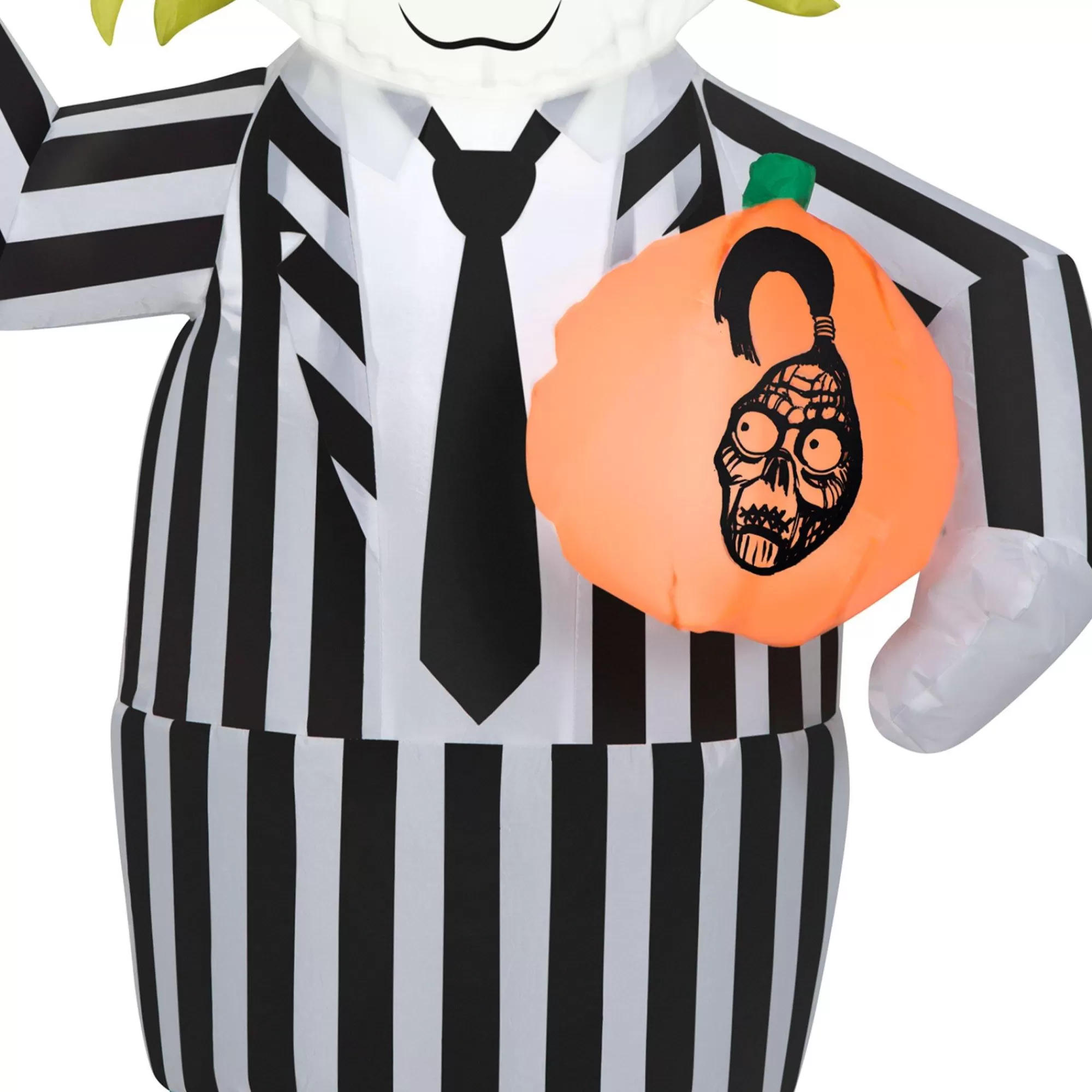 Party City Inflatables & Blow-Ups | Light-Up Halloween Beetlejuice Inflatable Yard Decoration, 3.5Ft