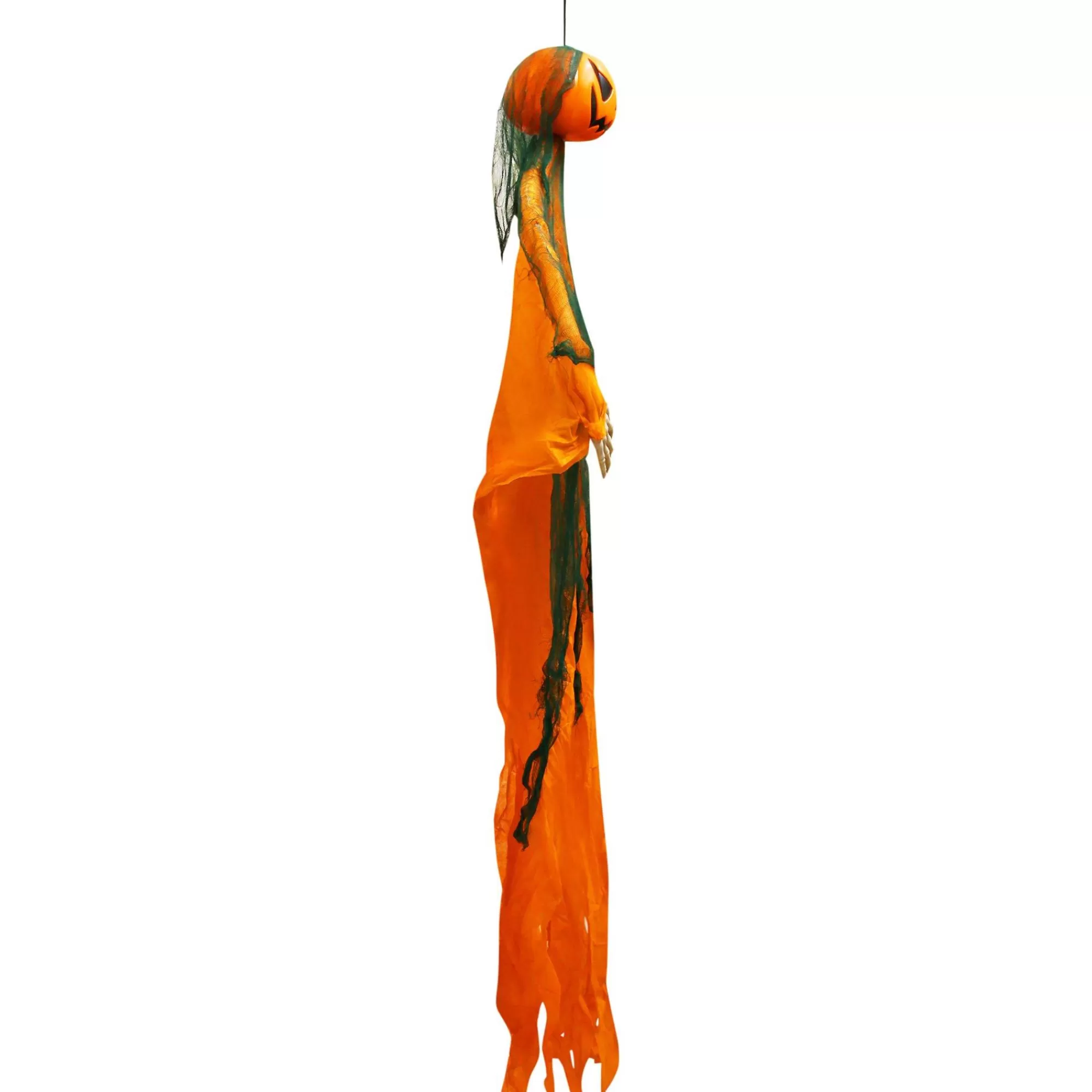 Party City Hanging Decorations | Pumpkin Reaper Fabric & Plastic Hanging Decoration, 5Ft