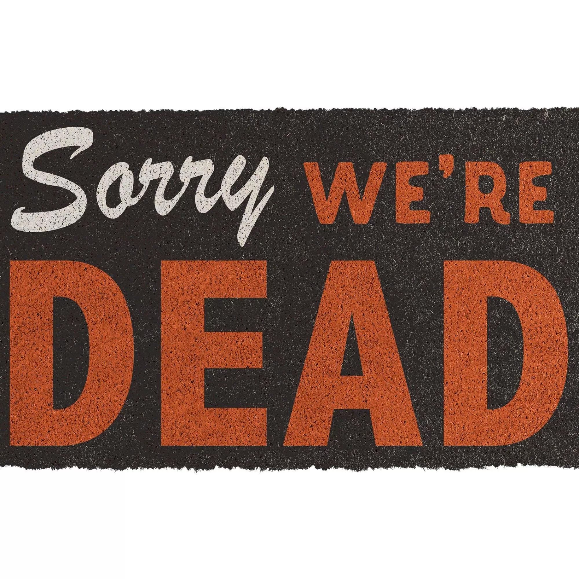 Party City Home Décor | Sorry We'Re Dead Halloween Coir Doormat, 29.5In X 17.75In